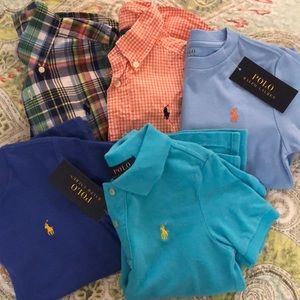 5 Size 3T Polo Ralph Lauren Shirts